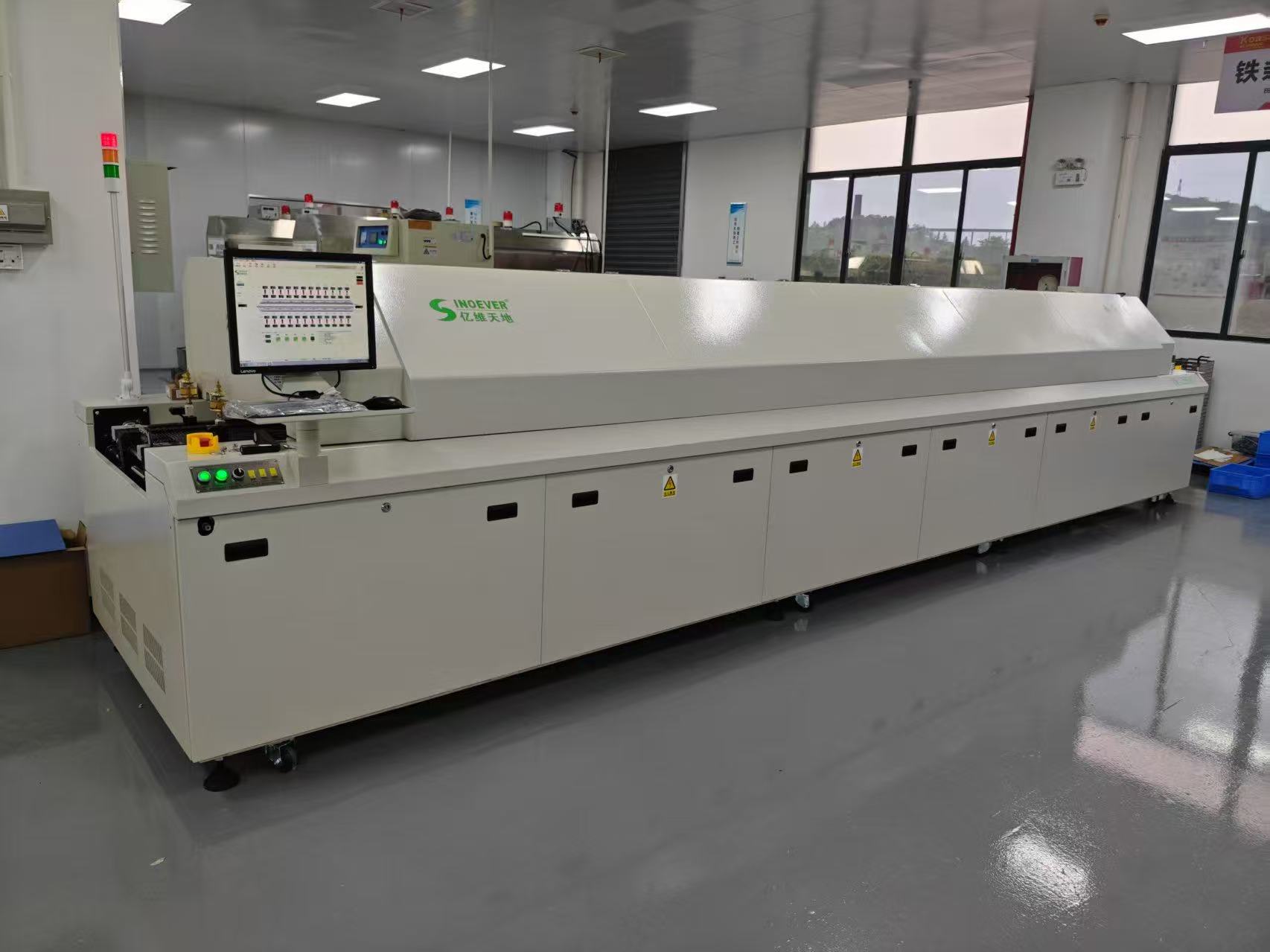 大型十二温区无铅回流焊机(EW-1250MC)EW-1250MC-N2